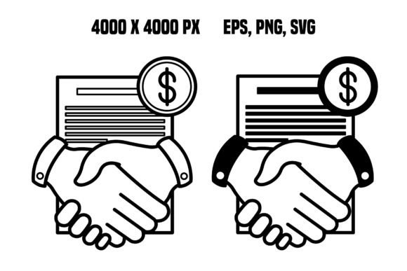 Download Financial Agreement Icons - Financial Collection
