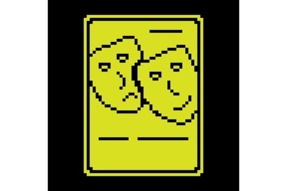 Download Pixel Silhouette Icon. Theatrical Advert - Advert Collection