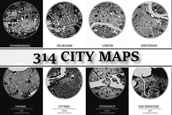 Download 314 City Maps - Building Footprints - Maps Collection